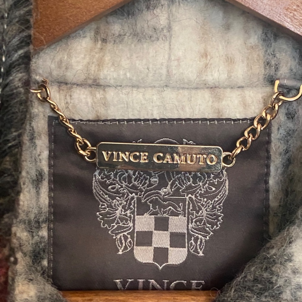 Vince Camuto Women's Chain Belted Maxi Coat - Picture 5 of 5